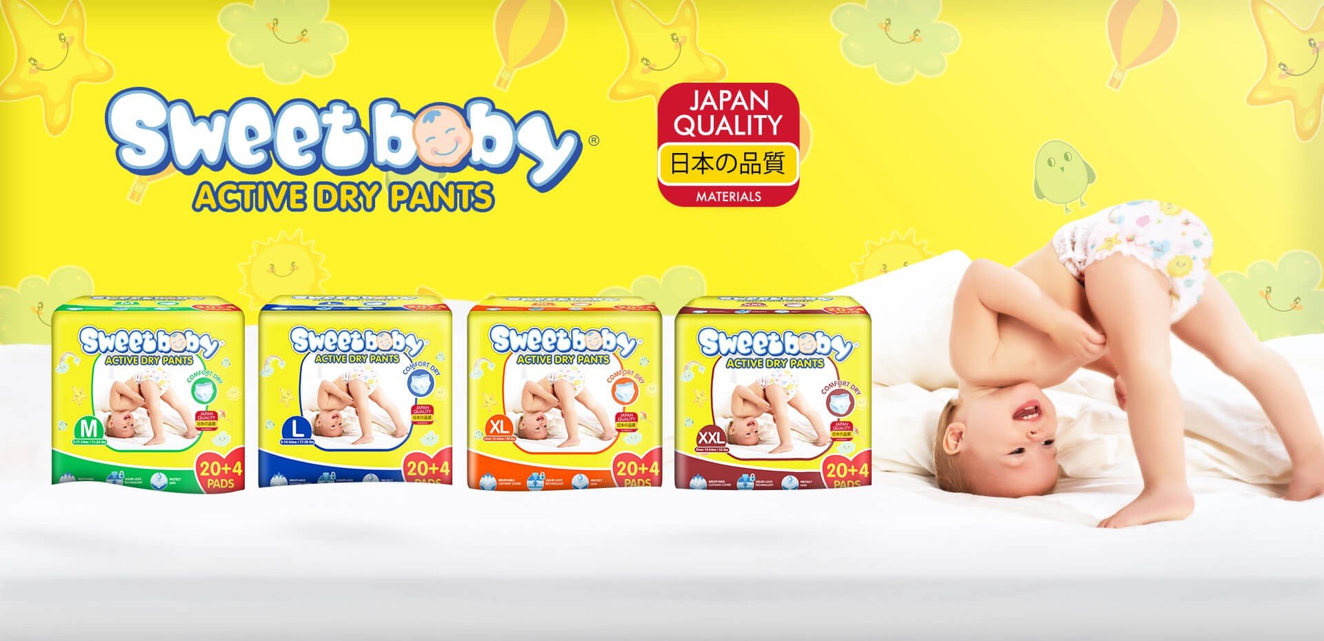 Sweet baby diaper pants top